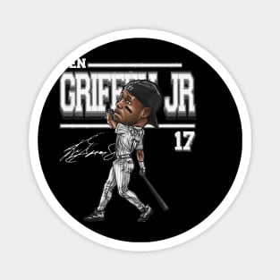 Ken Griffey Jr. Chicago W Cartoon Magnet